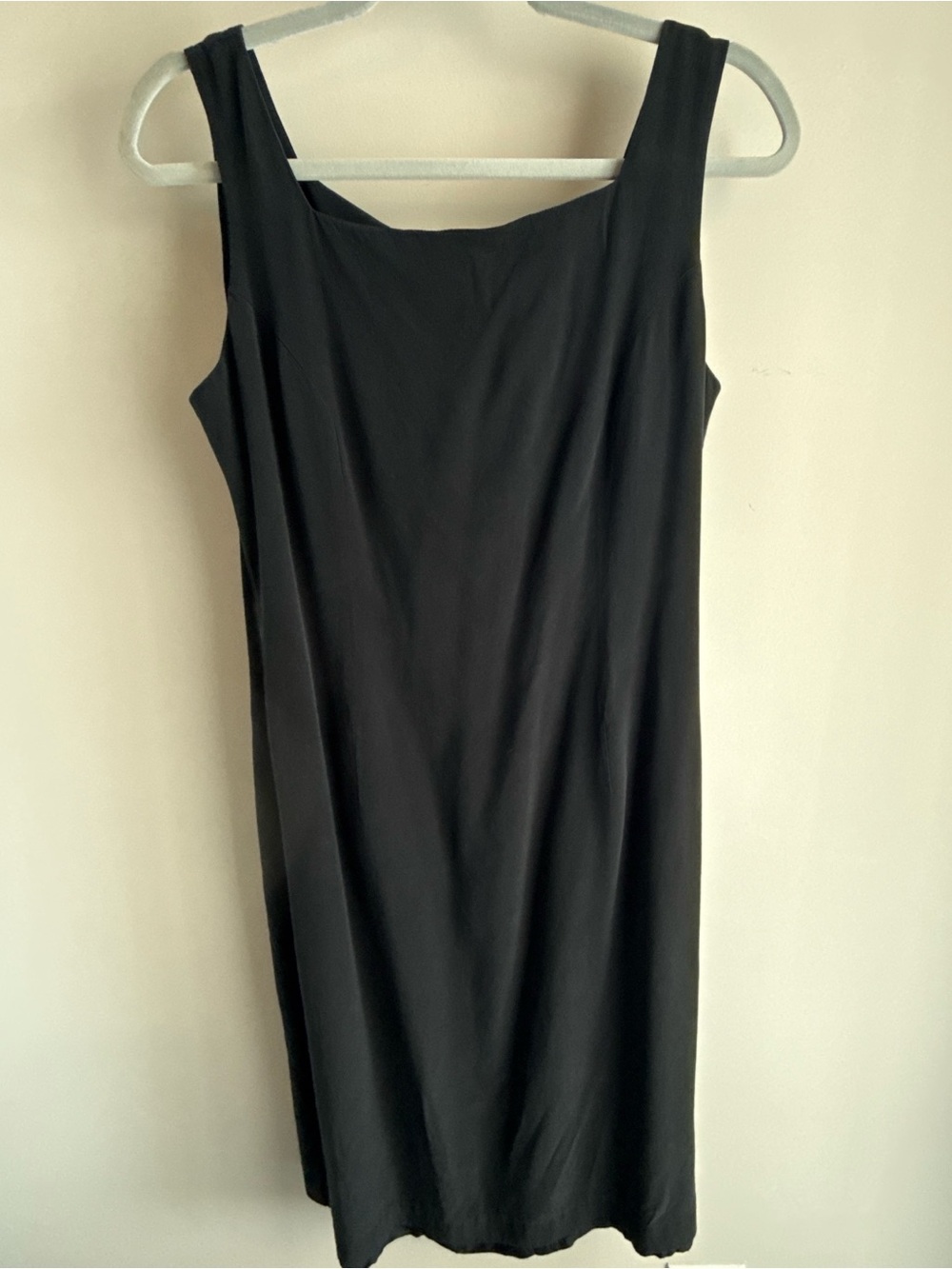Elegant Black Midi Slip Dress